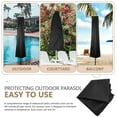 thumbnail image 3 of WEUVEB Outdoor Umbrella Covers Black Oxford Cloth Weatherproof 1Pack, 3 of 7