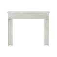 thumbnail image 4 of Pearl Mantels Mike Furniture For Your Fireplace, Premium White MDF Mantel Surround, Crisp White Paint, Interior Opening 48"W x 42"H, 4 of 5