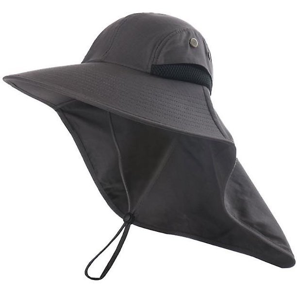 Sombrero de protección solar para exteriores, sombrero de protección para el cuello para hombres y mujeres, protector solar, sombrilla, antimosquitos, pescador antiultravioleta ZefeiWu 8390605392368
