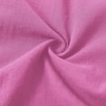 thumbnail image 5 of Linen Short Sets for Women 2 Piece Outfits Short Sleeve Button V Neck Shirts and Bermuda Short Sets Vacation Clothes 2026 Pink L, 5 of 7