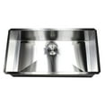thumbnail image 3 of Contempo Living Inc Ariel 36-inch Stainless Steel Zero Radius Single Bowl 16-gauge Undermount Kitchen Sink, 3 of 5