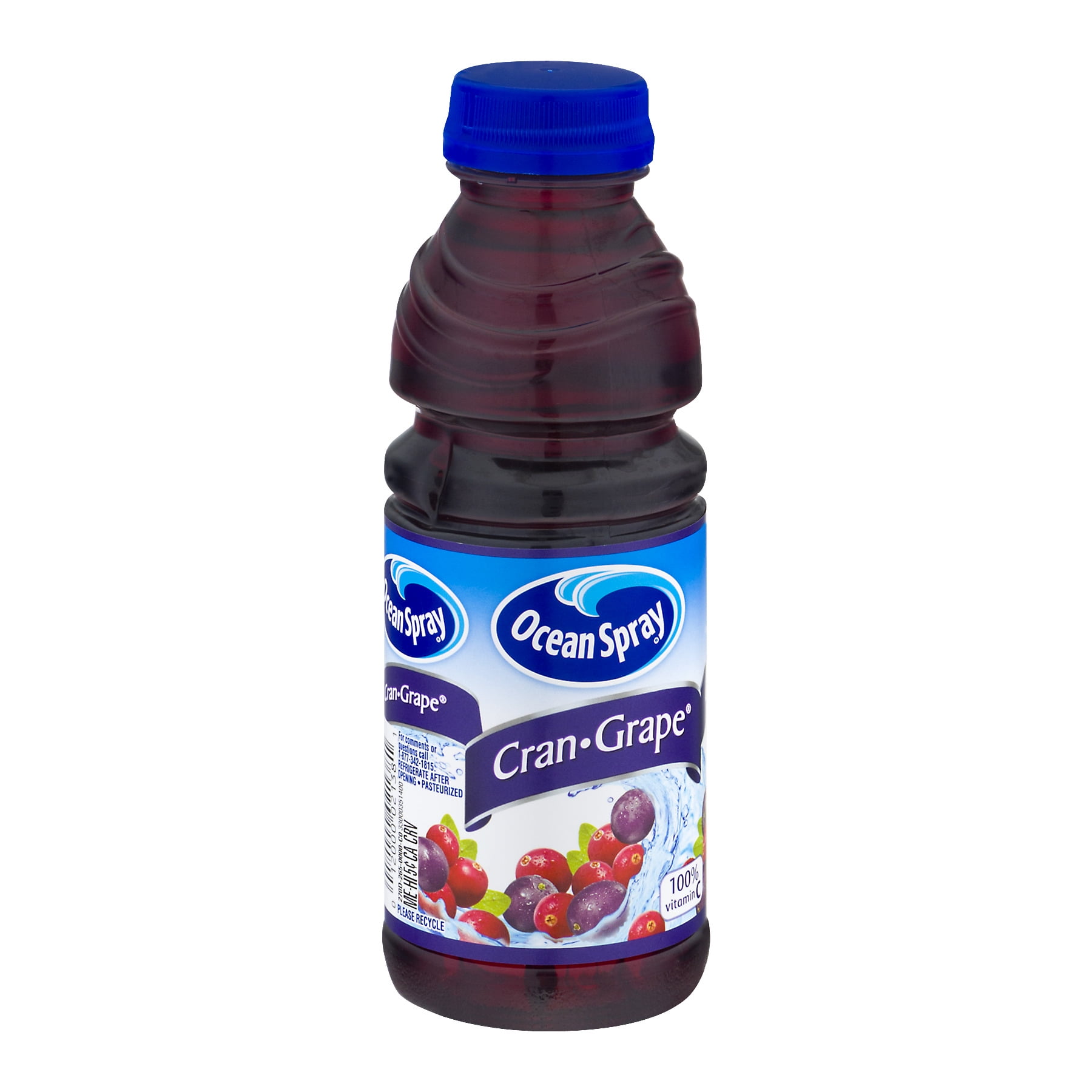 Ocean Spray Cranberry Grape Juice Drink Cocktail, 15.2 fl oz Bottle, Shelf-Stable