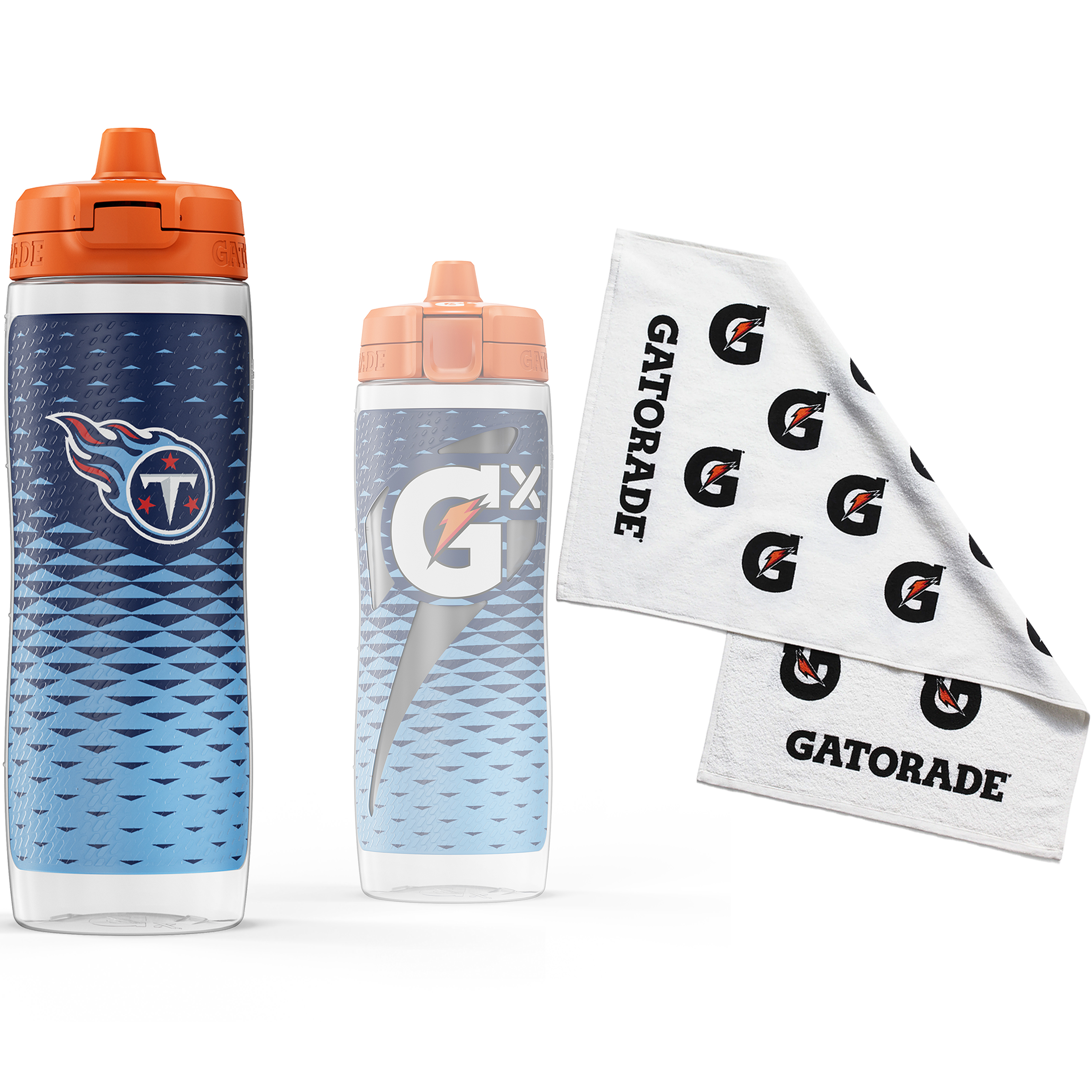 Gatorade Gx Washington Commanders NFL 30 fl oz Water Bottle & Sports Towel Bundle