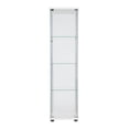thumbnail image 4 of Miekor One Door Glass Cabinet Glass Display Cabinet with 4 Shelves, White G7840, 4 of 8