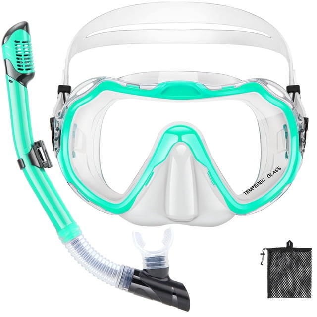 Conjunto de Snorkel PIYAZI para Adultos con Bolsa de Malla