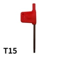 thumbnail image 2 of Clé à Molette Torx 10 Petite Type Drapeau Rouge T5-T20, 2 of 7