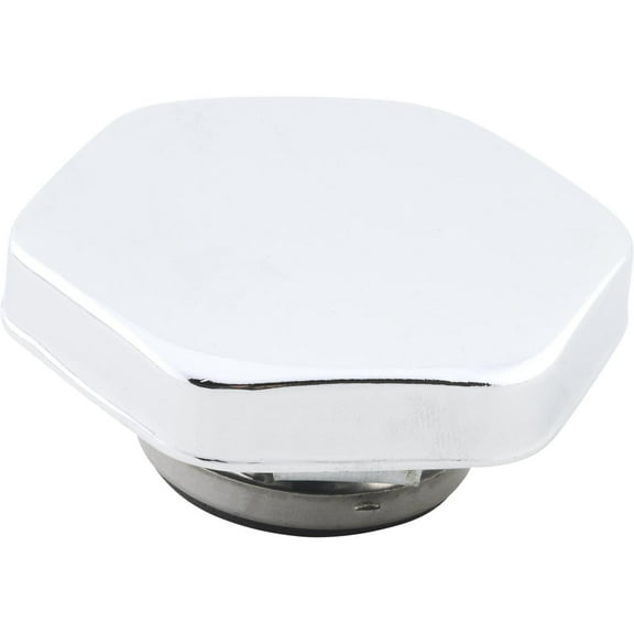 Hex Chrome Radiator Caps