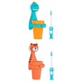 thumbnail image 1 of 2Sets Cartoon Wall Mounted Suction Kids Toothbrush Holder for Bathroom Kids Baoblaze none, 1 of 8
