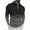 Black, variant on Men's Quarter Zip Ombre Pullover Sweater Long Sleeve Big and Tall Regular Fit Casual Polo Sweater Slim Fit Mock Neck Sweatshirt Tops Green L
