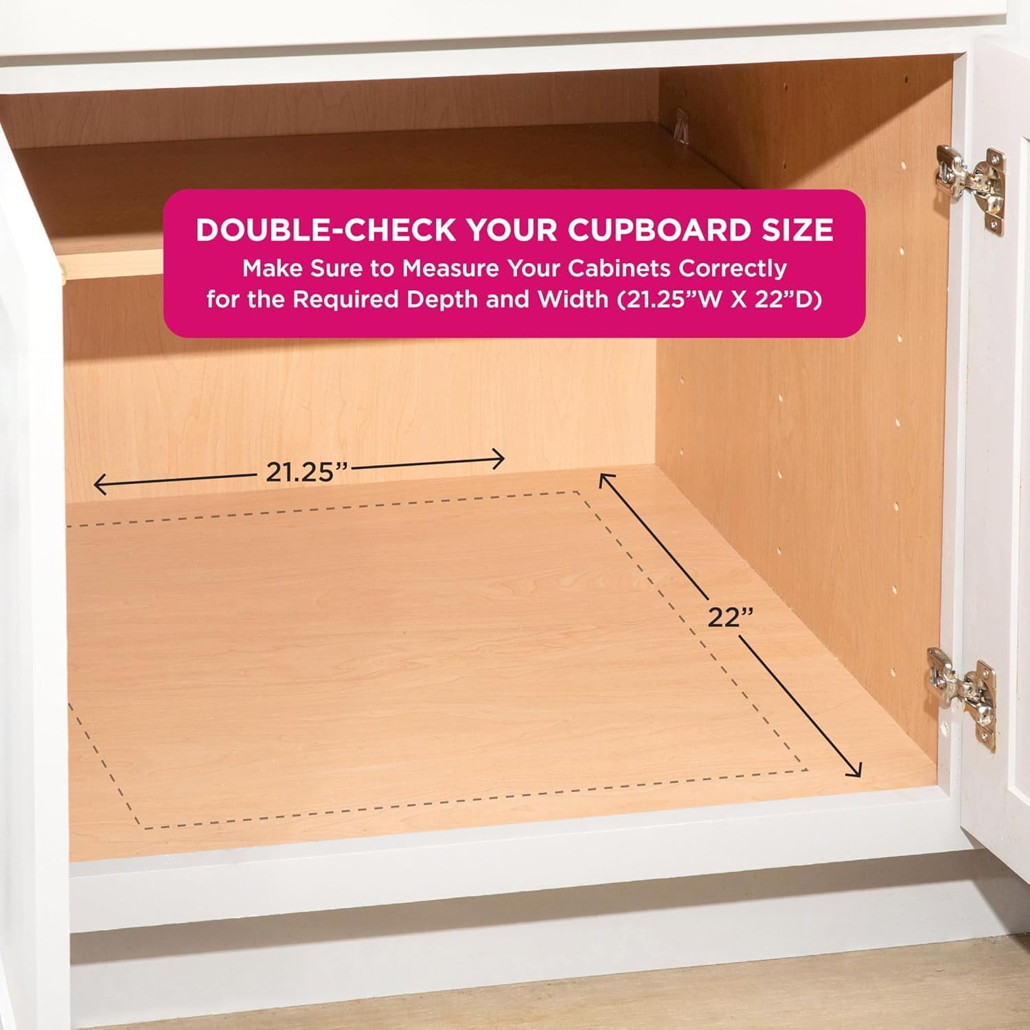 HOLDN' STORAGE Pull-Out Cabinet Organizer, Slide Out Drawer for Kitchen Cabinets & Pantry, Under Sink Storage, Heavy-Duty, 20"W x 21"D