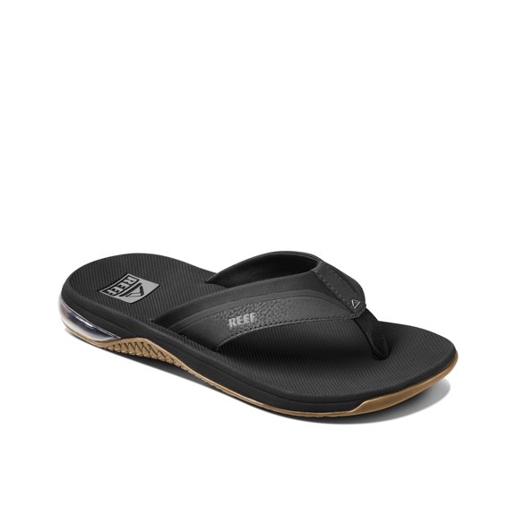 Reef Men's Sandals, Anchor, Black/Silver, 10