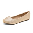 thumbnail image 1 of Bailarinas Sole-Simple para Mujer DREAM PAIRS Talla 7.5 Dorado, 1 of 6