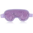 thumbnail image 1 of Cold Eye Mask Puffy Gel Eye Mask, Dark Circles, Reusable Eye Ice Pack for Hot Cold Therapy (Purple), 1 of 5