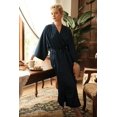 thumbnail image 4 of Women's Long Silk Robe Satin Kimono Lightweight Bathrobe for Bridesmaids, 4 of 6