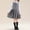 Grey, variant on Uniforms Girls Jumper Dress Kick Pleat Sleeveless Dresses Preppy Clothes