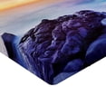 thumbnail image 2 of Ambesonne Scenery Fitted Sheet, Morning Rainbow Colors, Twin Size, Blue Purple, 2 of 3