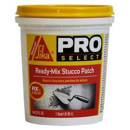 Sika Corporation Off-White Mild Odor Ready-Mixed Acrylic-Based Sanded Stucco Patch 1 qt.
