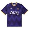 thumbnail image 2 of Men's Authmade x NBA Purple Los Angeles Lakers Soccer Kit Fashion Jersey, 2 of 7