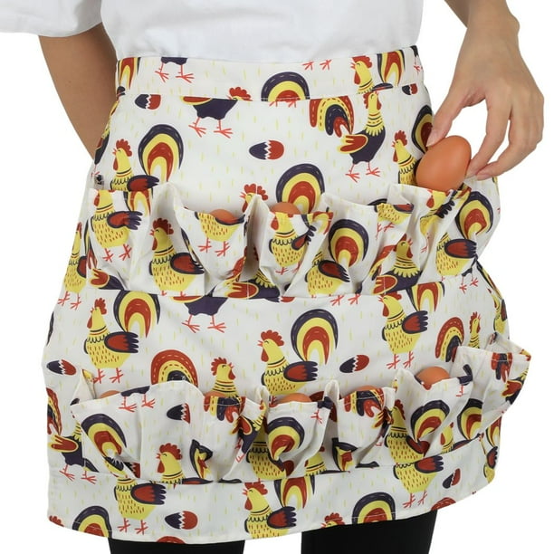 Egg Apron, Durable Canvas Egg Collecting Holding Apron, Egg Gathering