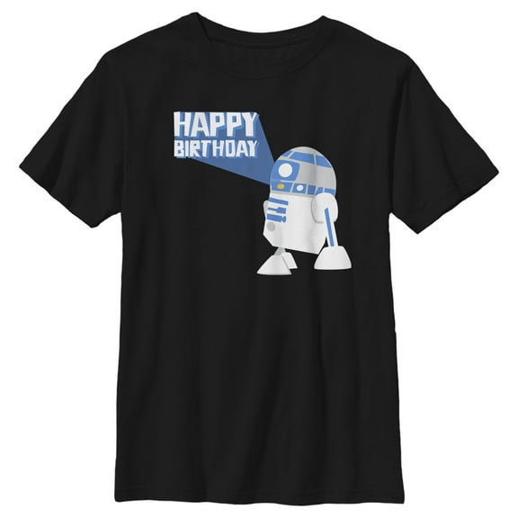 Boy's Star Wars R2-D2 Happy Birthday Graphic T-Shirt