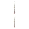 thumbnail image 3 of QualitChoice Rear View Mirror Accessories Crystal Ball Pendant Graceful Rhinestone Pretty Charm Hanging Ornament for Women Girls pink 2Set, 3 of 6
