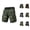 Dark Green, variant on Cargo Shorts for Men Summer Casual Vintage Viking Norse Myth Print Straight Leg Loose Bermuda Shorts with Pockets