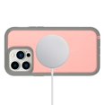 thumbnail image 7 of Magnetic PU Leather Case Compatible with Apple iPhone 15 Pro Max 6.7 inch, Compatible with All MagSafe Accessories, TPU Bumper Hard Cover Shockproof Protective for iPhone 15 Pro Max, Pink, 7 of 7