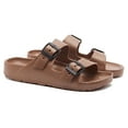 thumbnail image 3 of Weestep Essential lightweight double buckle slip-on flat adjustable women’s men’s sandals(Copper, W11-11.5/M9-9.5), 3 of 7
