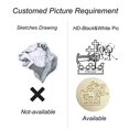 thumbnail image 3 of Yoption Custom Wax Seal Stamp, Electroplating Bronze Personalized Picture/Logo Customized Wax Seal Stamp, Custom Your Own Design Picture Logo Wedding Party Birthday Invitation Seal Wax Stamp, 3 of 4