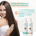 thumbnail image 2 of Claylal Professional Kit Post Alisado &ndash; Shampoo, Acondicionador sin Sulfatos 500 ml c/u y Mascarilla con Keratina y Arg&aacute;n 240 ml | Control de Frizz, Reparaci&oacute;n y Brillo, 2 of 8