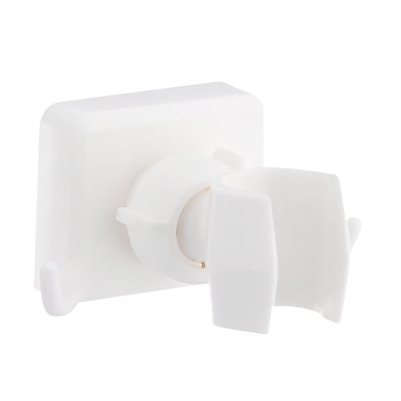 Plastic Shower Head Holder, Clearance, Handheld Shower Wand Bracket Adhesive Shower Wall Mount Holder Brass Shower Spray Holder, Drill Free Glue Installation(C)