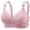 Purple, variant on HVOBTTY Women's Wireless Soft Bra Solid Color Plus Size Seamless Casual Daily Bra Pink, 56/105AB