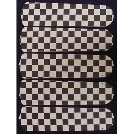 

Checkered Flag 52 in. Ceiling Fan Blades Only