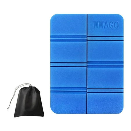 Seat Cushion Outdoor Foldable Seat Pad Outdoor Kids Seat Mat Playground Mat Hunting Accessories Garden Stadium Hunting Camping Blue