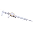 thumbnail image 1 of Measuring Caliper, Dimension Caliper Silver Sliding Jaws Steel Accuracy 0.02mm  For Auto Mechanic For Mechanic For Woodworking For Metal Processing, 1 of 8