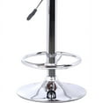 thumbnail image 3 of Armen Living Java Barstool, Chrome Finish with Walnut Wood and PU Upholstery, 3 of 4