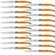 thumbnail image 1 of Cuchillos para Cortar Carne LaguioleOrange 20 pzas 23 cm Naranja Acero Inoxidable Cuchillo para carne., 1 of 4