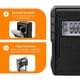 thumbnail image 3 of 2X Caja de Contraseña de Metal Caja de Almacenamiento de Contraseña de 4 Dígitos Montada en la Pared Caja de Seguridad Antirrobo Impermeable Caja de Llaves de Gran Capacidad, 3 of 5