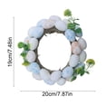 thumbnail image 3 of Easter Egg Wreath Suitable For Party And Holiday Decorations Door And Window Ornaments Suitable For Easter Indoor And Outdoor Decoration, 3 of 6