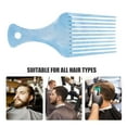 thumbnail image 3 of SEWCHICS Durable Blue Plastic Wide Tooth Hair Pick Comb for Effortless Curly Hair Styling and Detangling, 3 of 8