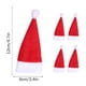 thumbnail image 3 of 4 Mini Gorros Navideños, Cubiertos Navideños, Portacubiertos, Mini Gorros De Papá Noel Para Portacubiertos, Cubiertos Para Dulces, Botellas De Vino (4,7 X 2,4 Pulgadas), 3 of 8