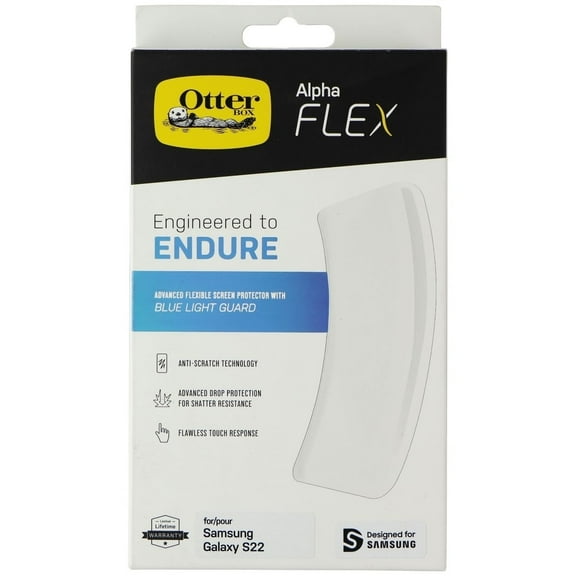 OtterBox Alpha Flex Endure Series Screen Protector for Galaxy S22 - Clear