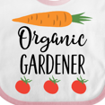 thumbnail image 4 of Inktastic Gardening Organic Gardener Boys or Girls Baby Bib, 4 of 4