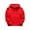 Red, variant on Curuila Toddler Girls Boys Hoodies Solid Color Long Sleeve Crew Neck Soft Pullover With Pocket Comfortable Autumn Winter Sweatshirt Black Size 18-24 Months