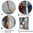 thumbnail image 3 of Designart "Stylishly Worn And Torn I" Fashion Floater Framed Wall Art Living Room, 3 of 5