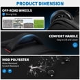 thumbnail image 5 of OIWAS Rolling Laptop Backpack and Book Bag with Wheels, 17 inch, for Travel Commuter School Business Adults Women Men, 5 of 9