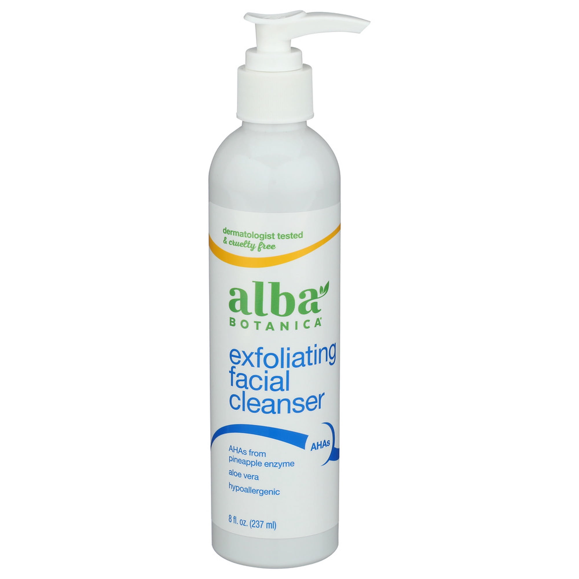 (Pack Of 6) Alba Botanica Exfoliating Facial Cleanser 8 Oz