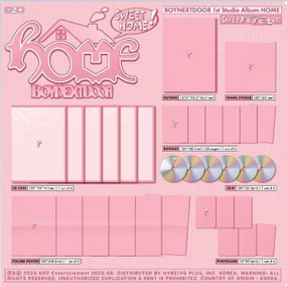 Boynextdoor - 1st Studio Album 'HOME' [SWEET HOME ver.] - Music