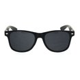 thumbnail image 2 of Love Heart Print Arm Hipster Black Horn Rim Sunglasses Shiny Black Arm, 2 of 4