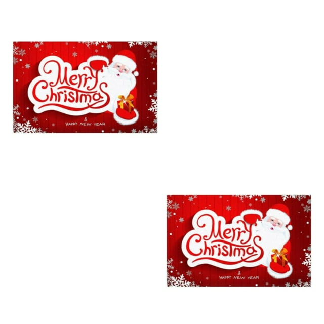 relayinert Quick Dry Merry Christmas Gnome Doormat Soft And Comfortable For Wide merry christmas 2Set